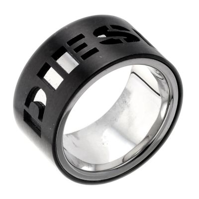 Diesel Men's Stainless Steel ID Ring - Product number 6549640