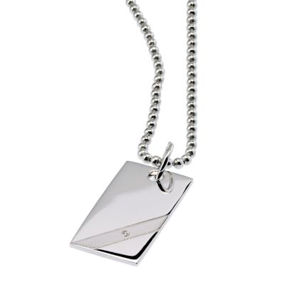 Hot Diamonds Hot Diamond Sterling Silver Diamond Tag