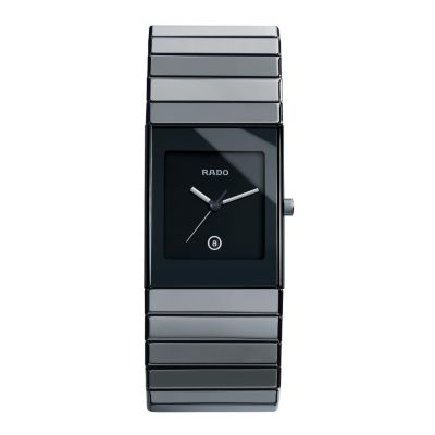 Rado Ceramica mens rectangular dial bracelet