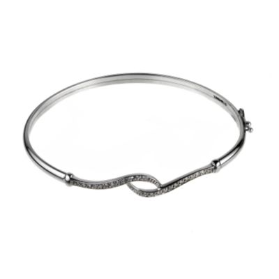 9ct White Gold Kick Bracelet - Product number 6554555