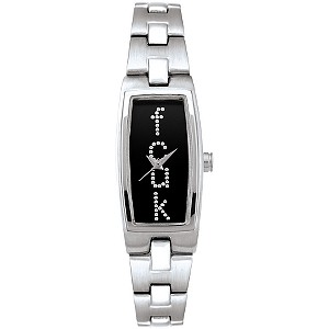 French Connection Ladies`Stone Set Bracelet Watch
