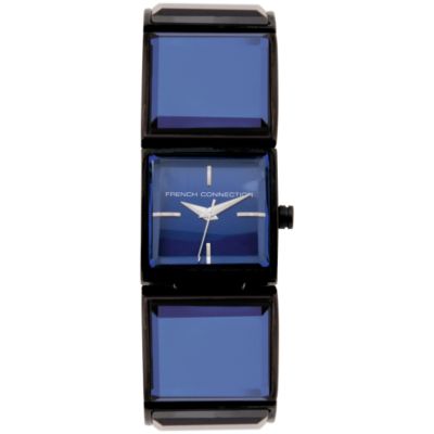 French Connection Ladies' Blue Square Dial Bracelet Watch - Product number 6556140