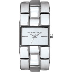 French Connection Ladies`Silver Dial Bracelet Watch