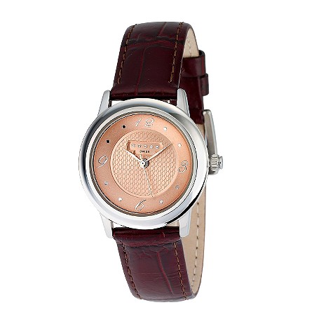 Cross Chicago ladies brown leather strap watch