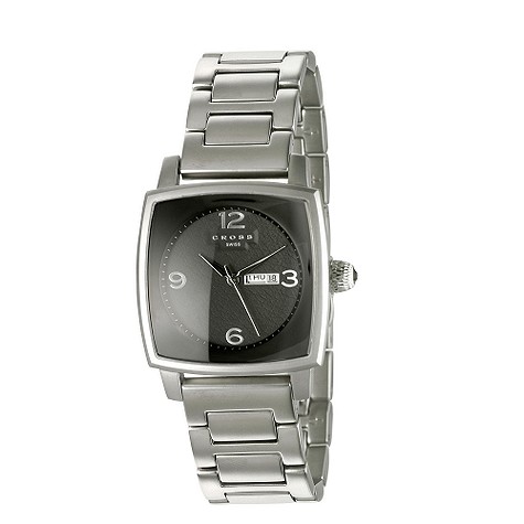 Paris mens square dial stainless steel