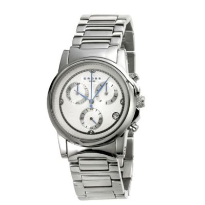 cross Milan mens chronograph stainless steel