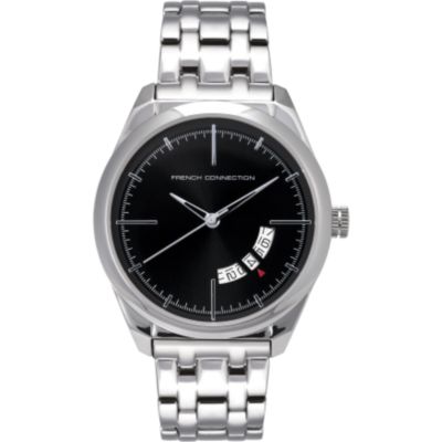 French Connection Men's Black Dial Stainless Steel Bracelet Watch - Product number 6556736