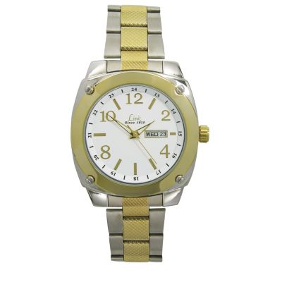 Vintage Men` Stainless Steel Bracelet Watch