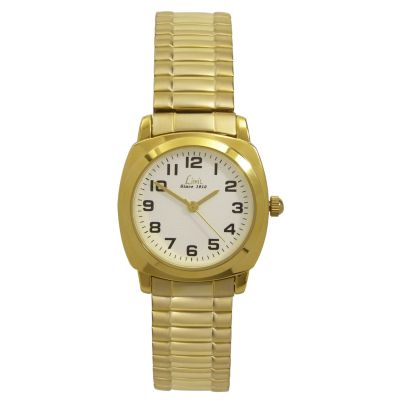 Limit Vintage Ladies' Gold Plated Expander Bracelet Watch - Product number 6557465