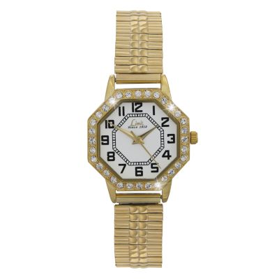 Limit Vintage Ladies' Octagonal Dial Expander Bracelet Watch - Product number 6557511