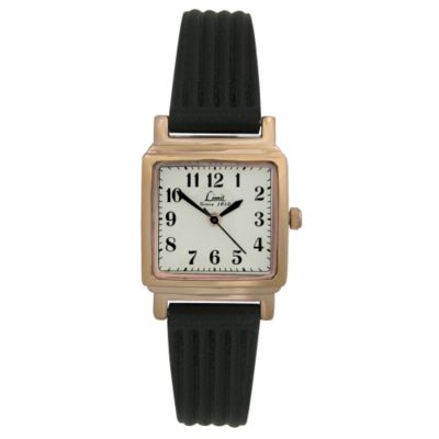 Limit Vintage Ladies' Gold Plated Square Dial Strap Watch - Product number 6557554