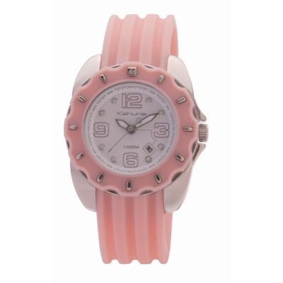 Kahuna Ladies' Round Dial Pink Rubber Strap Watch - Product number 6558054