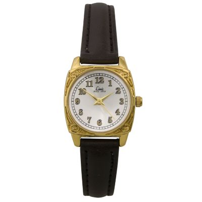 Limit Vintage Ladies' Gold Plated Silver Dial Strap Watch - Product number 6558194