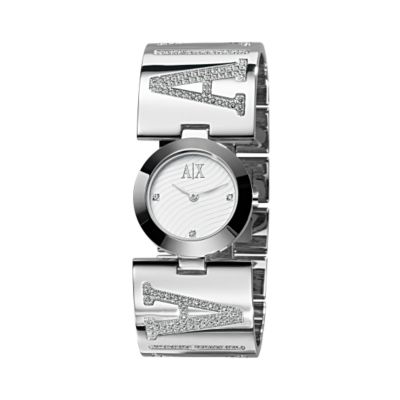 Armani Exchange Ladies' Stainless Steel Bracelet Watch