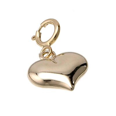 9ct Yellow Gold Small Heart Charm - Product number 6561772