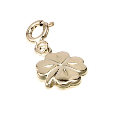 Unbranded 9ct Yellow Gold Four Leaf Clover Charm