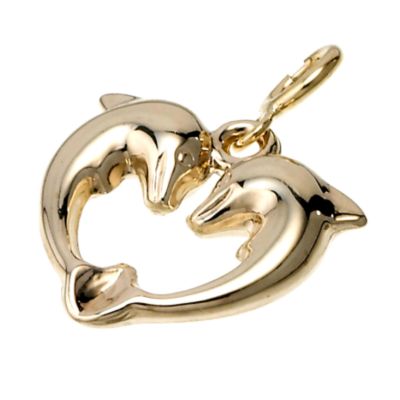 Double Dolphin Charm