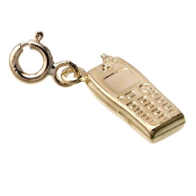 9ct Gold Mobile Phone Charm - Product number 6562159