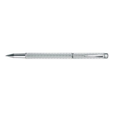 Caran d'Ache Ecridor Chevron silver plated rollerball pen