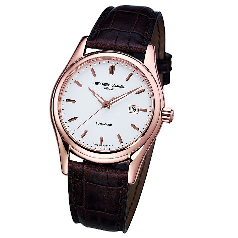Unbranded Frederique Constant mens brown leather strap
