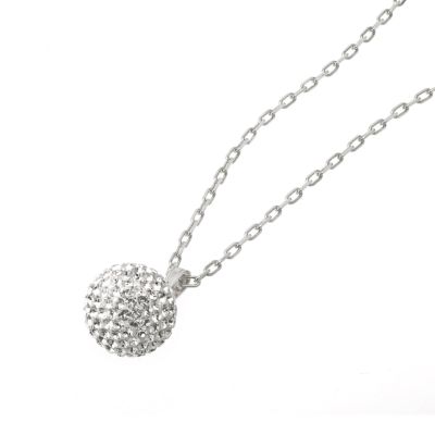 Evoke Giles Deacon Sterling Silver Glittering Ball Pendant