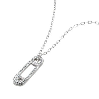 Evoke Giles Deacon Sterling Silver Glittering Safety