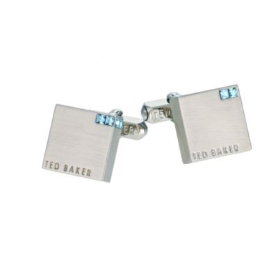 ted baker blue crystal set cufflinks