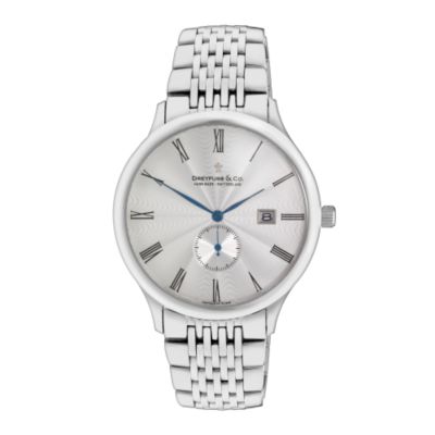 Dreyfuss & Co mens stainless steel bracelet watch