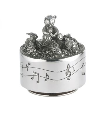 Pewter christening musical carousel with gift box - Product number 6565743