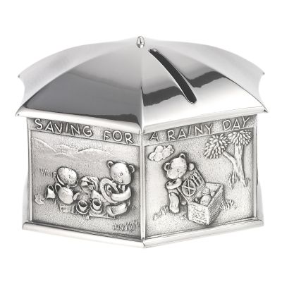 Pewter Christening coin box in gift box - Product number 6565751