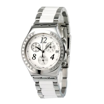 Swatch Dreamwhite Ladies`Chronograph Watch