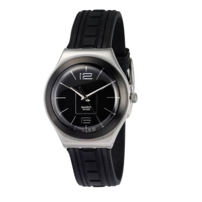 Swatch Crown'd Men's Black Strap Watch - Product number 6569595