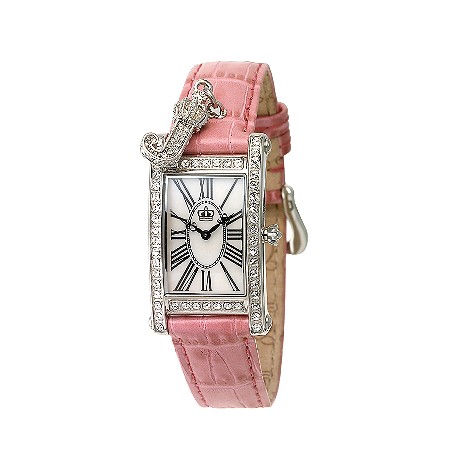 Couture Royal ladies pink strap watch