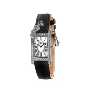 Juicy Couture Royal ladies black leather strap