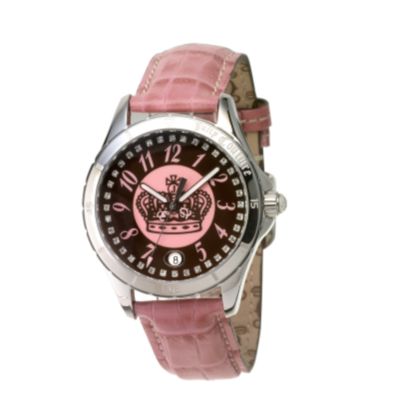 Stella ladies pink strap watch