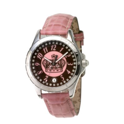 juicy couture Stella ladies pink strap watch