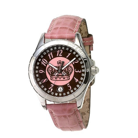 juicy couture Stella ladies pink strap watch