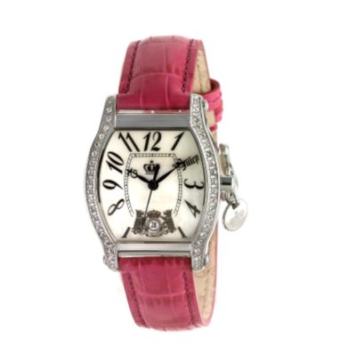 juicy Couture Dalton ladies pink strap watch