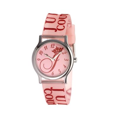 Juicy Couture Princess pink jelly watch