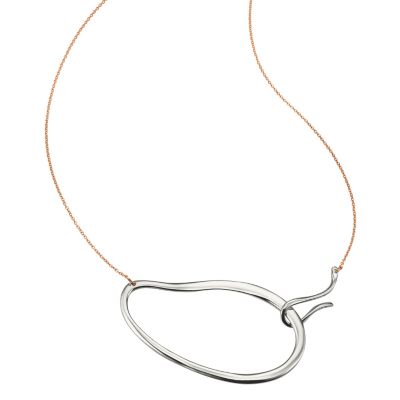 Breil Milano Segno 18ct rose gold and silver necklace large - Product number 6576141