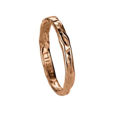 Unbranded Breil Milano Desideri 18ct rose gold ring - size M