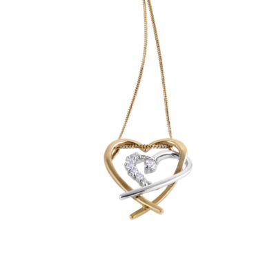 9ct Yellow Gold Cubic Zirconia Pendant - Product number 6580831