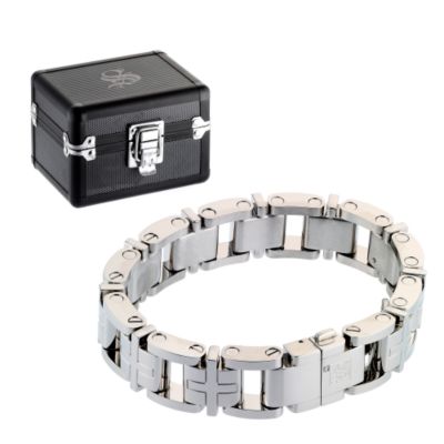 Simmons Jewelry Co. stainless steel diamond bracelet - Product number 6582478