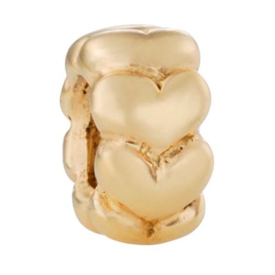 Pandora 14ct gold ring of hearts bead - Product number 6583008