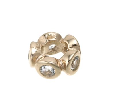 Pandora 14ct gold aquamarine sparkles bead - Product number 6583032