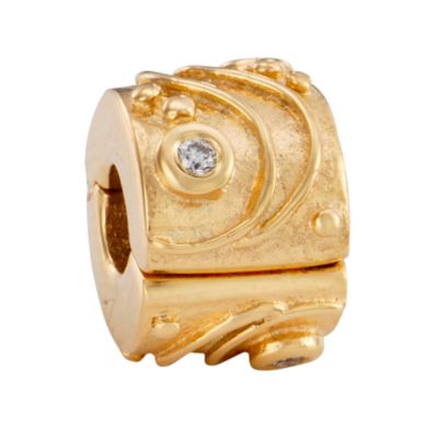 Pandora 14ct gold diamond set clip - Product number 6583288