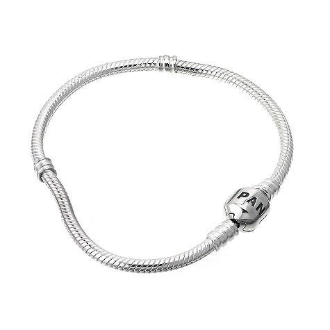 pandora sterling silver clasp bracelet 19cm