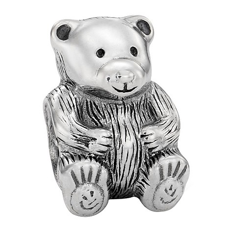 pandora sterling silver teddy bear bead
