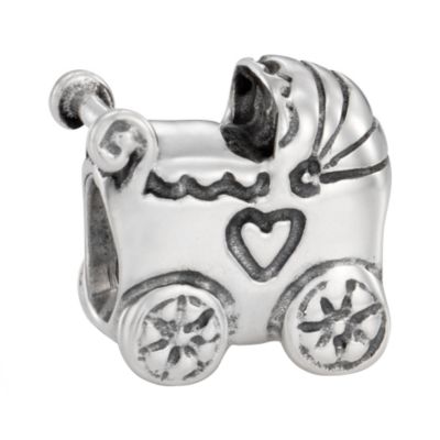 Pandora sterling silver pram bead