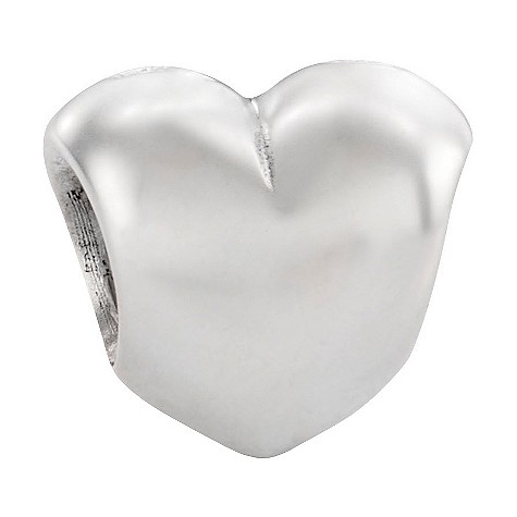 pandora sterling silver heart bead